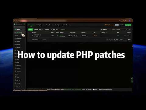 How to update php patches