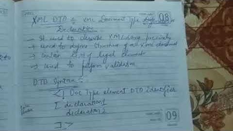 Xml DTD