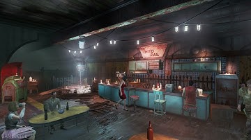 3 Hour - Fallout 4 - The Third Rail Bar Ambience