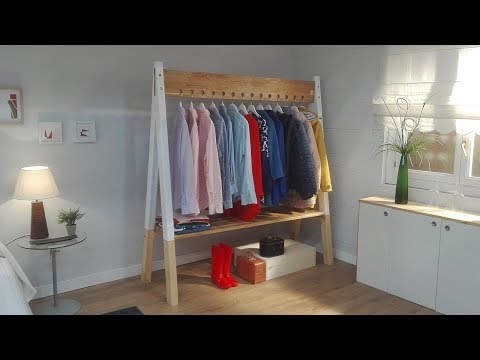 🎬 Video relacionado con percheros burro de madera