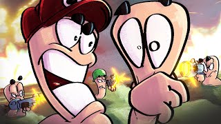 A WORMS BATTLE FOR THE AGES!  | 4 Fantastic Rounds (Worms W.M.D. w/ Friends!)