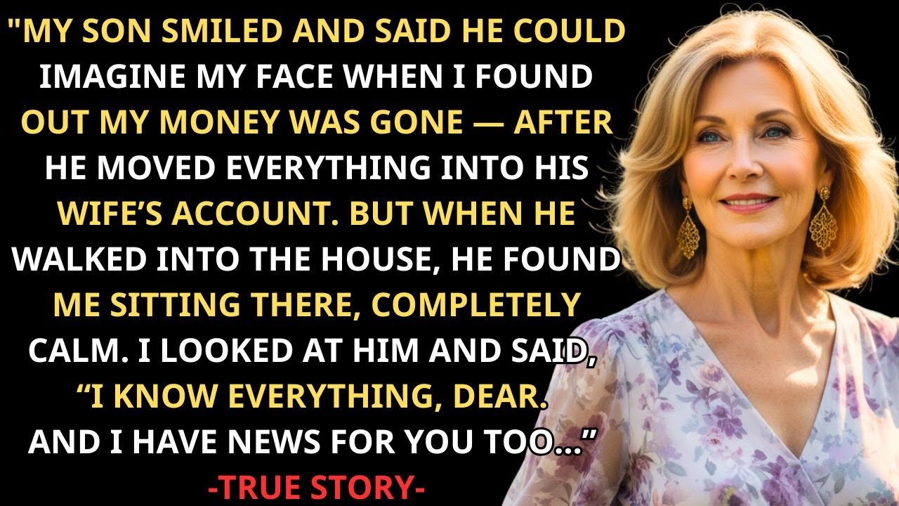 «Мама, если бы у тебя на счету не осталось денег…» — жестоко рассмеялся мой сын, выкачивая все мо...
