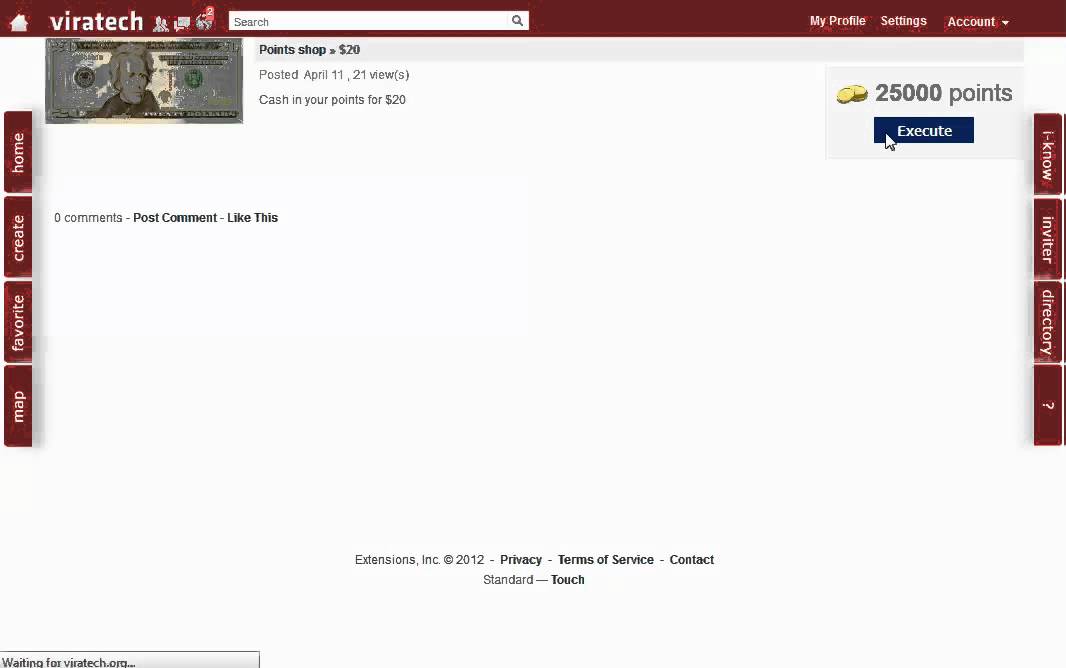 Viratech Activity Points Explained