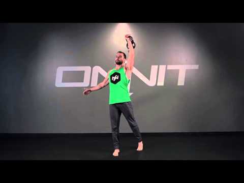 One Arm Rotational Kettlebell Press