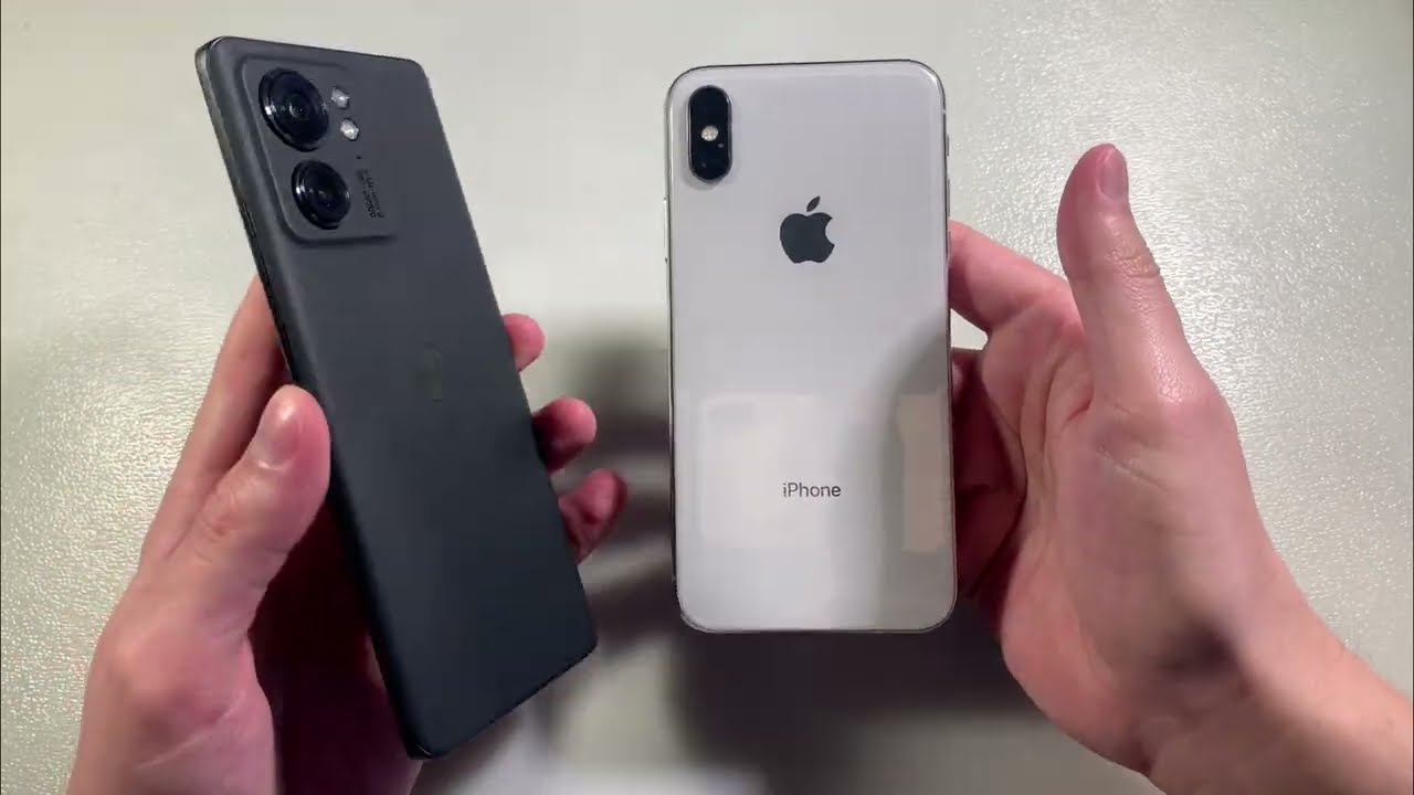 Motorola Edge 40 vs iPhone X - YouTube