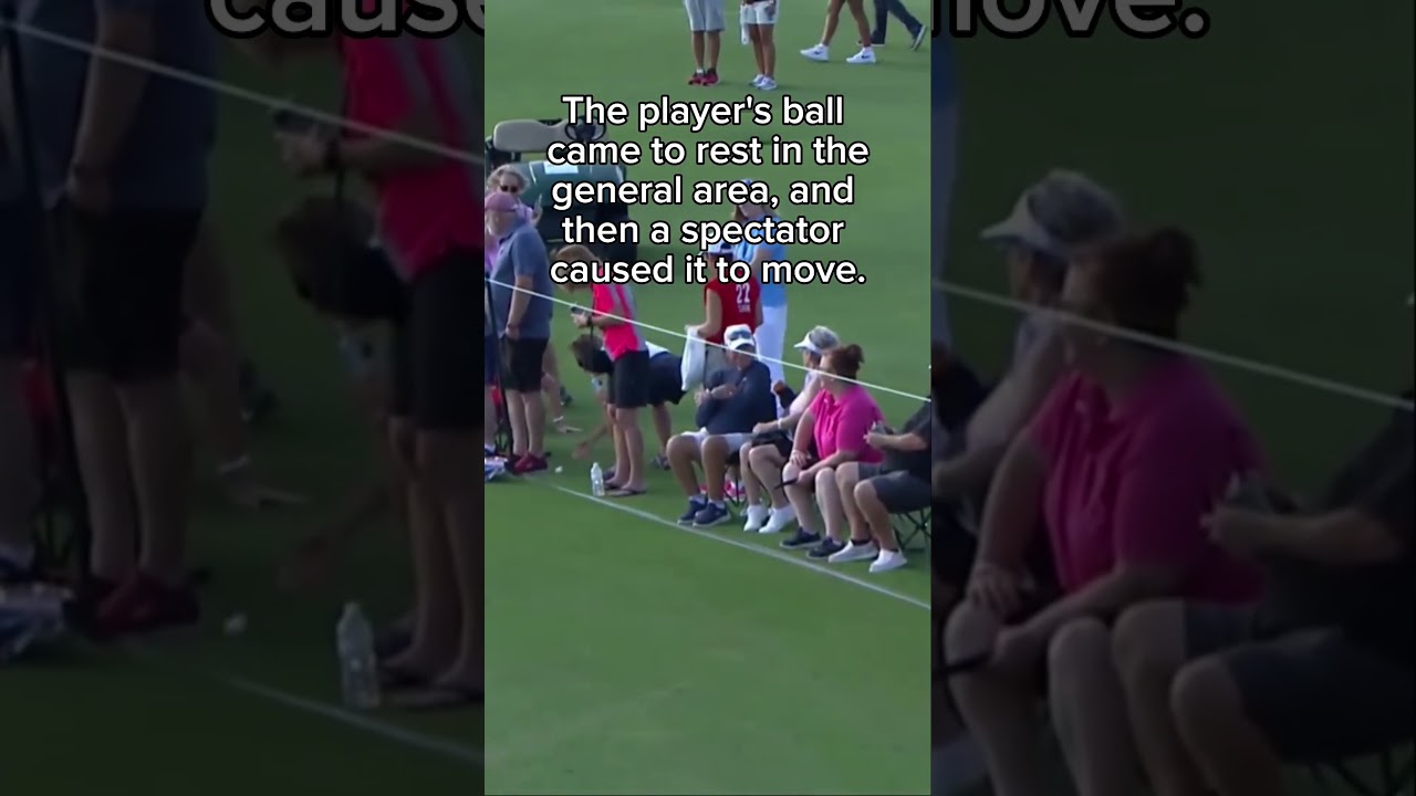 Spectator Moves Ball At Rest - Golf Rules Explained