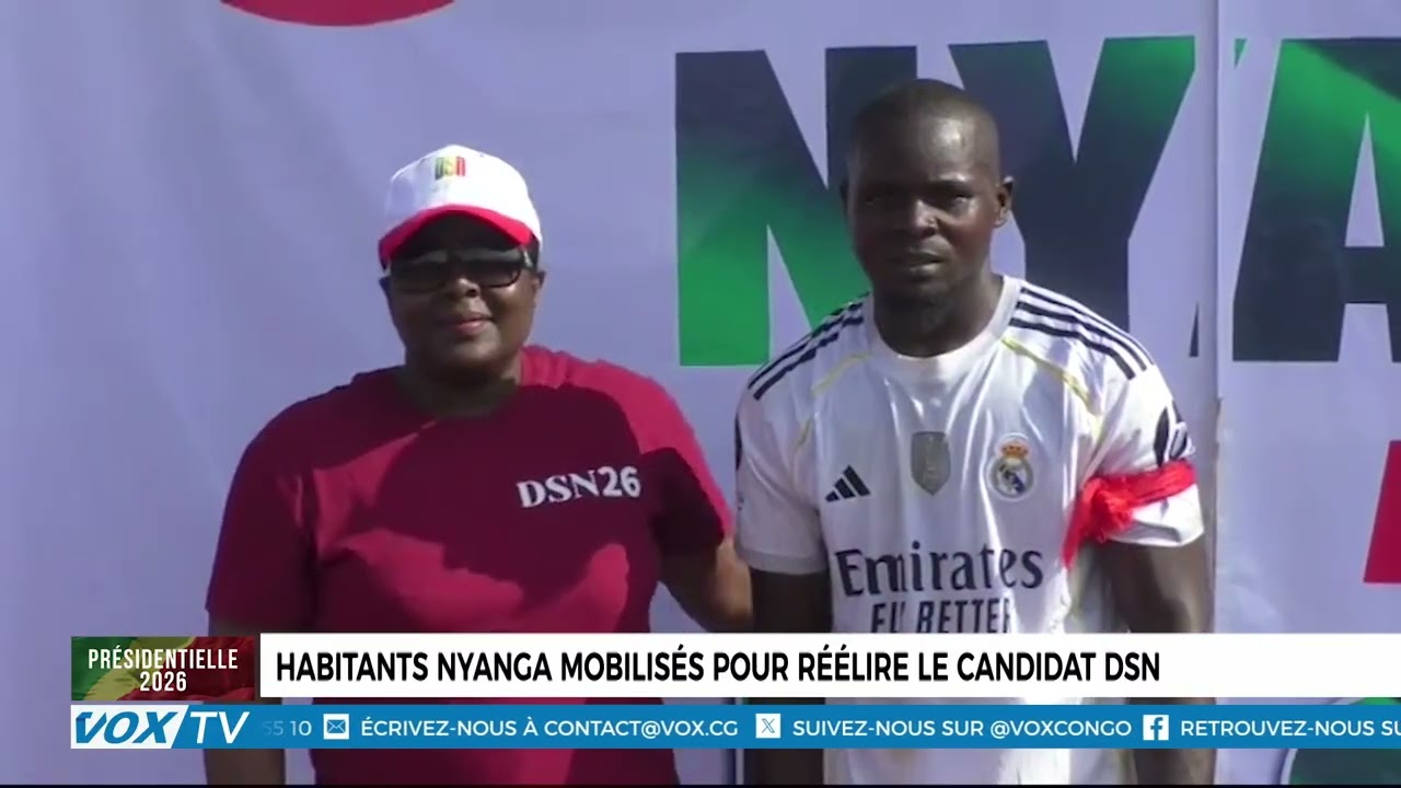 Habitants de Nyanga mobilisés pour réélire le candidat DSN