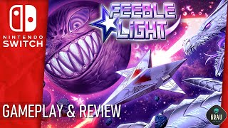 Feeble Light Nintendo Switch Gameplay And Review Retro Shoot Em Up