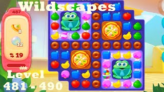Wildscapes Level 481 - 490 HD Walkthrough | Gameplay | 3 - match game | ios | android | pc | app