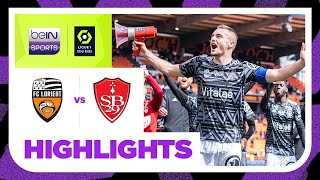Lorient 0-1 Brest | Ligue 1 23/24 Match Highlights