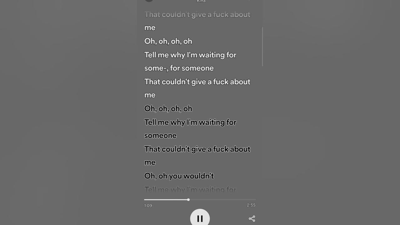nobody  cares by kina
