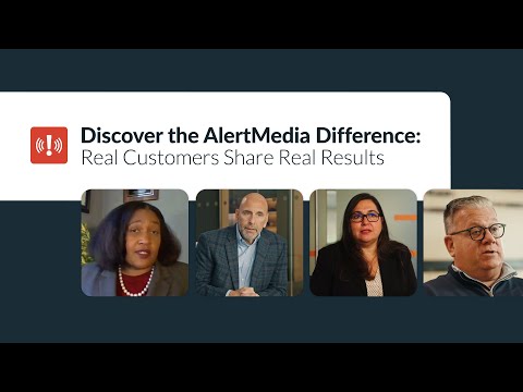 Discover the AlertMedia Difference: Real Customers Share Real Results Social Video