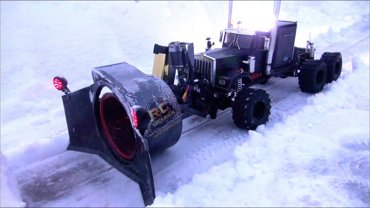 rc car snow plow