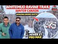 Hidden Winter Paradise in Edmonton, canada 🇨🇦 | Whitemud Ravine Trail Drone Shots