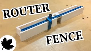 Make It - Adjustable Router Fence