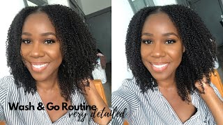 Detailed Wash and Go Routine | Natural Hair | Jamila Nia