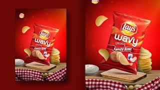 Lays Poster Design | Photoshop