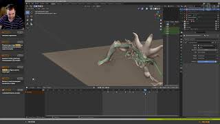 Анимация и риг. Blender+Mixamo. Цветковый монстр #41