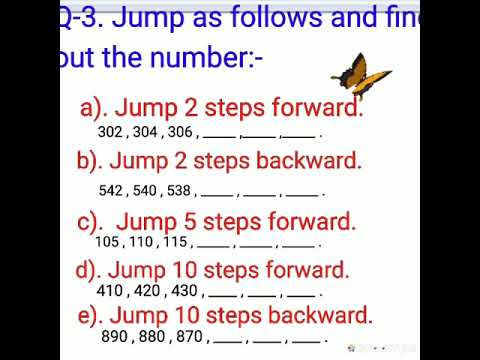 class 3 maths ch 2 fun with numbers worksheet youtube