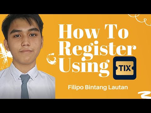 How To Register Your Account With TIX ID