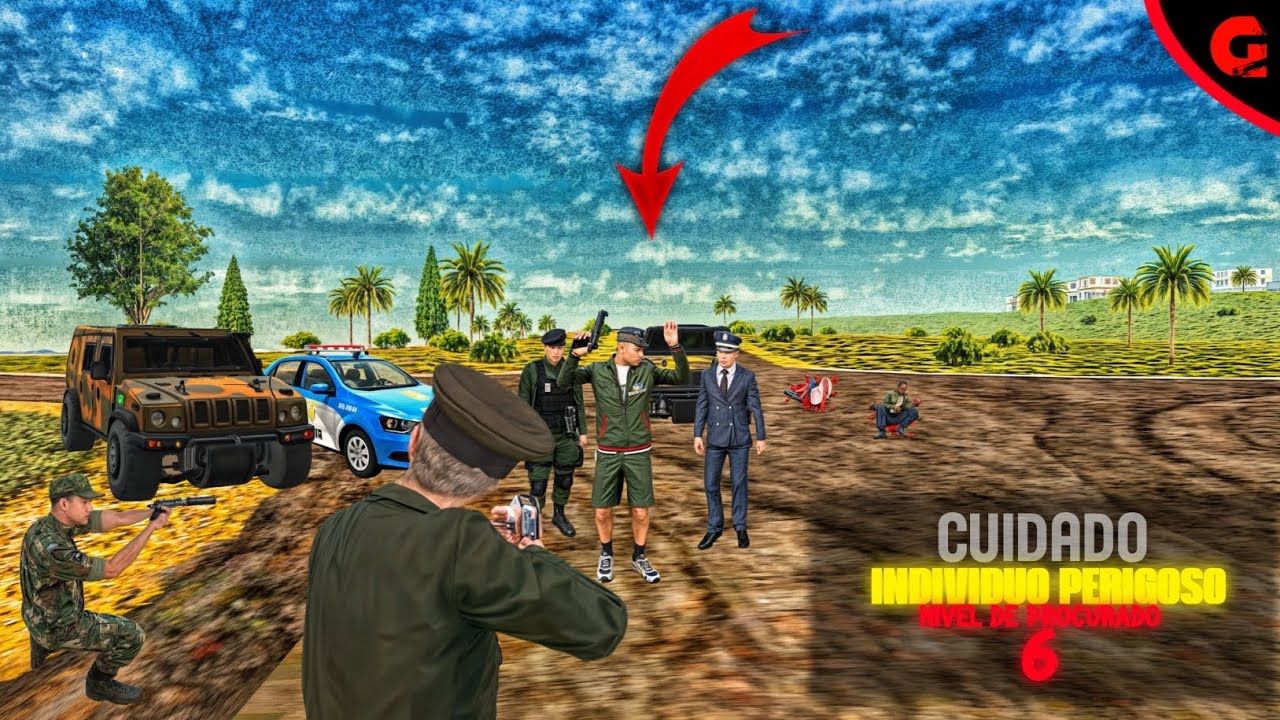 ESTOU Sendo PERSEGUIDO Pelo EXÉRCITO e Pela POLÍCIA 💀 - Rio Rise Roleplay (O FILME)