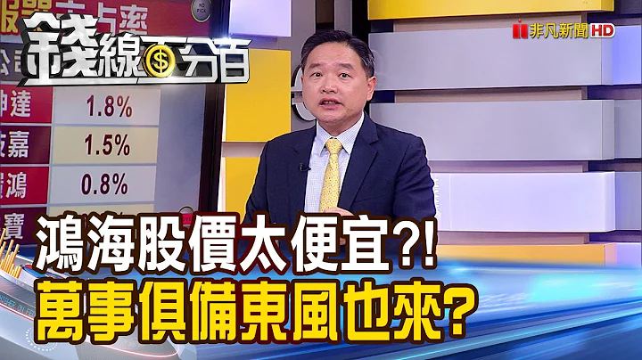 《鸿海股价太便宜?! 万事俱备东风也来了?》【钱线百分百】20230627-2│非凡财经新闻│ - 天天要闻