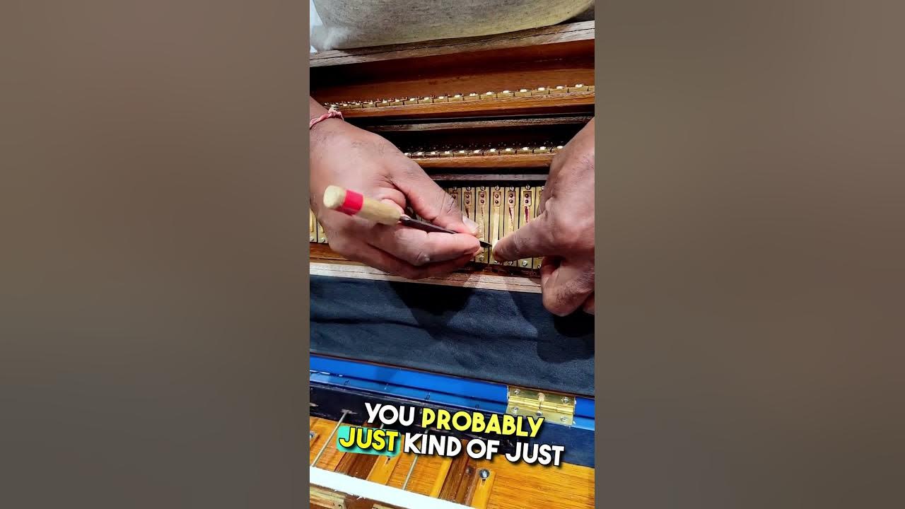 Harmonium Tutorial DIY How to fix a buzzing key YouTube