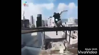 Story wa parkour/pantang menyerah