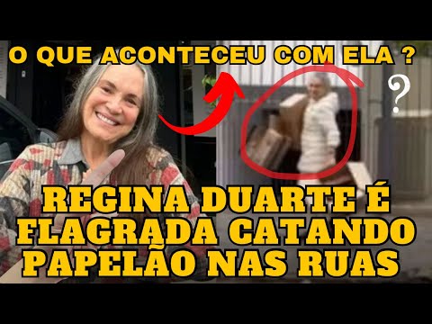 Regina Duarte é FLAGR4DA catando PAPELÃO nas RUAS de São Paulo, após se afastar das NOVELAS