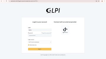 GLPI oauth authentication integration