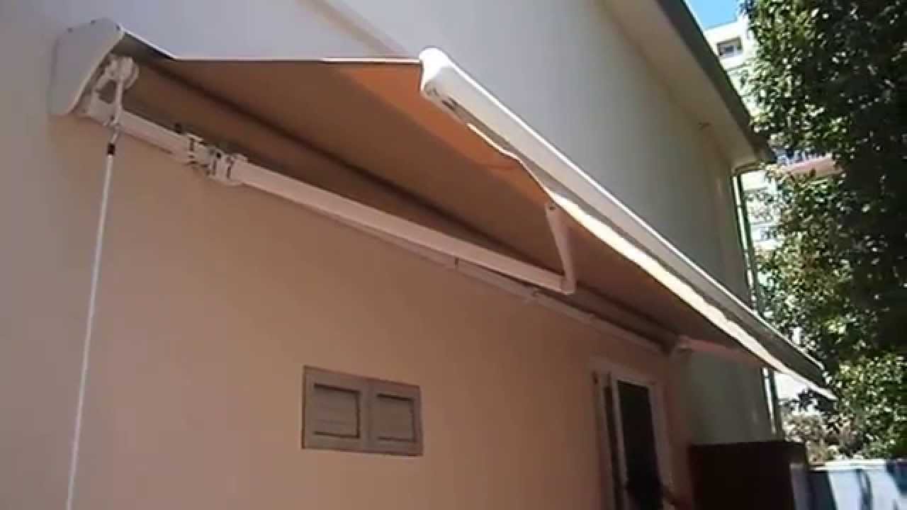 Folding Arm Awning Crank Operated Youtube