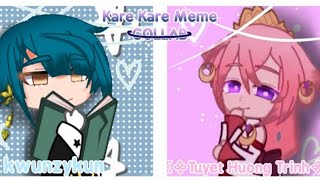 (FW+REPOST) Kara Kara Meme | Collab W/ @gewehraptor  | Genshin Impact | Gacha | Xingqiu, Yae Miko