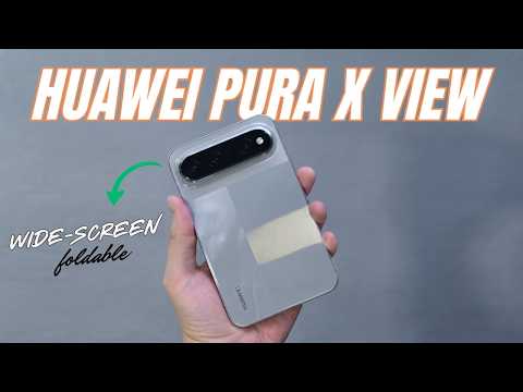 🔥 Huawei Pura X View Unboxing & Review — The Wide-Screen Phone That Changes Everything? | Price USA