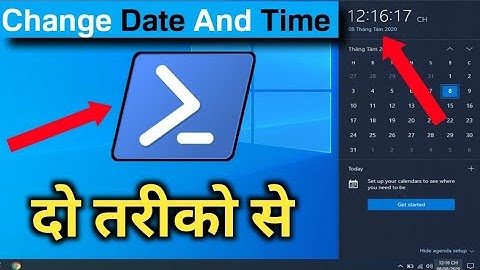 How to change date and time | CMD | Command Prompt #computer