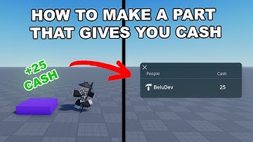 How to Make a Part That Gives You Cash | Roblox Studio