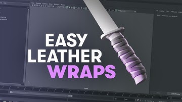 Easy Leather Wraps in Maya - Shrink Wrap Tool