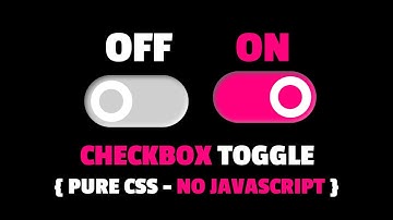 Toggle Button Using HTML & CSS Tutorial | Web Development #checkbox #toggle