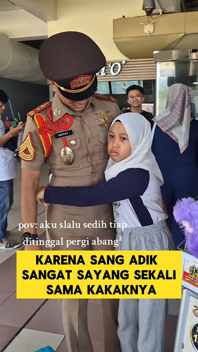 momen sedih ketika adik ditinggal pergi kakak nya ‼️‼️ #sedih #nangis #adik #kakak #hilang