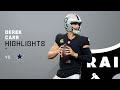 Derek Carr's Best Plays vs. Cowboys in Week 12 | NFL 2021 Highlights