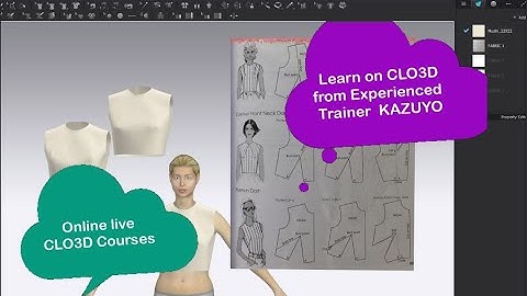 CLO3D COURSE Dart Manipulation of  bodice slopers