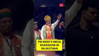 Watch: PM Modi holds mega roadshow in Bikaner, Rajasthan