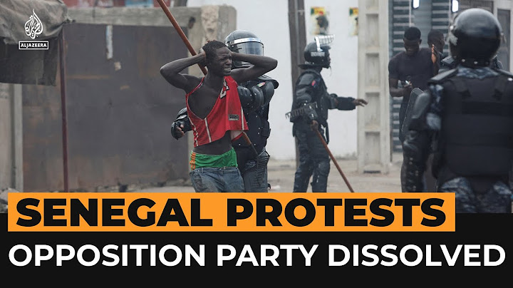 Senegal dissolves and bans main opposition party | Al Jazeera Newsfeed