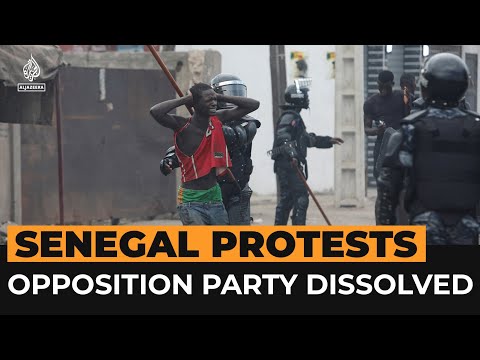 Senegal dissolves and bans main opposition party | al jazeera newsfeed