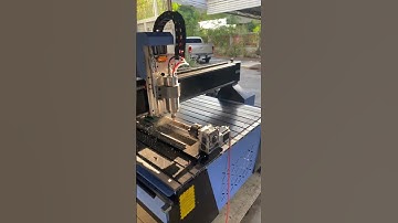 4axis rotary cnc router working in Thailand #cnc