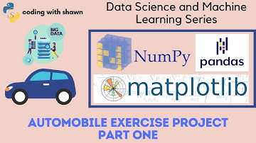 Automobile Exercise Pt. 1 (Learn NumPy, PANDAS, and Matplotlib) [4K]