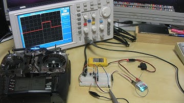 PICAXE Input pulse by rc receiver Test