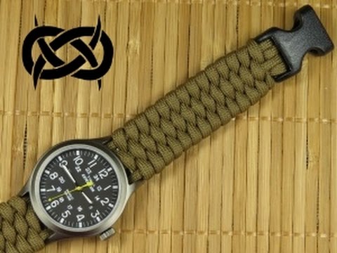 Beginner Paracord: Single Strand Trilobite Buckle Watchband (Paracord 101)  