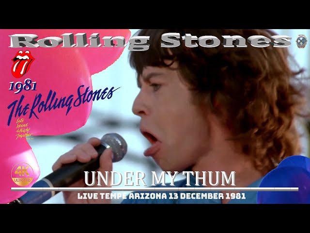 RollingStonesストーンズ◆UP CLOSE◆MediaAmerica Rolling Stones 4K LIVE FILM🎬 - Under My Thumb (With