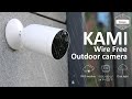 KAMI Wire Free Outdoor Camera - Yi Technology - Yi Home - Kami Home - Caméra de sécurité sans fil