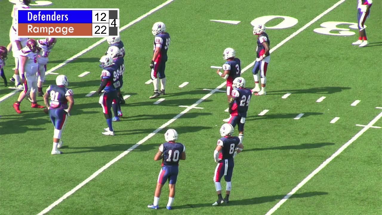 2022 Dallas Defenders vs. Roanoke Rampage Football Game
